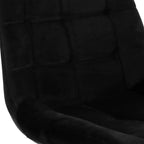Elama 2 Piece Tufted Chair in Brown with Metal Legs