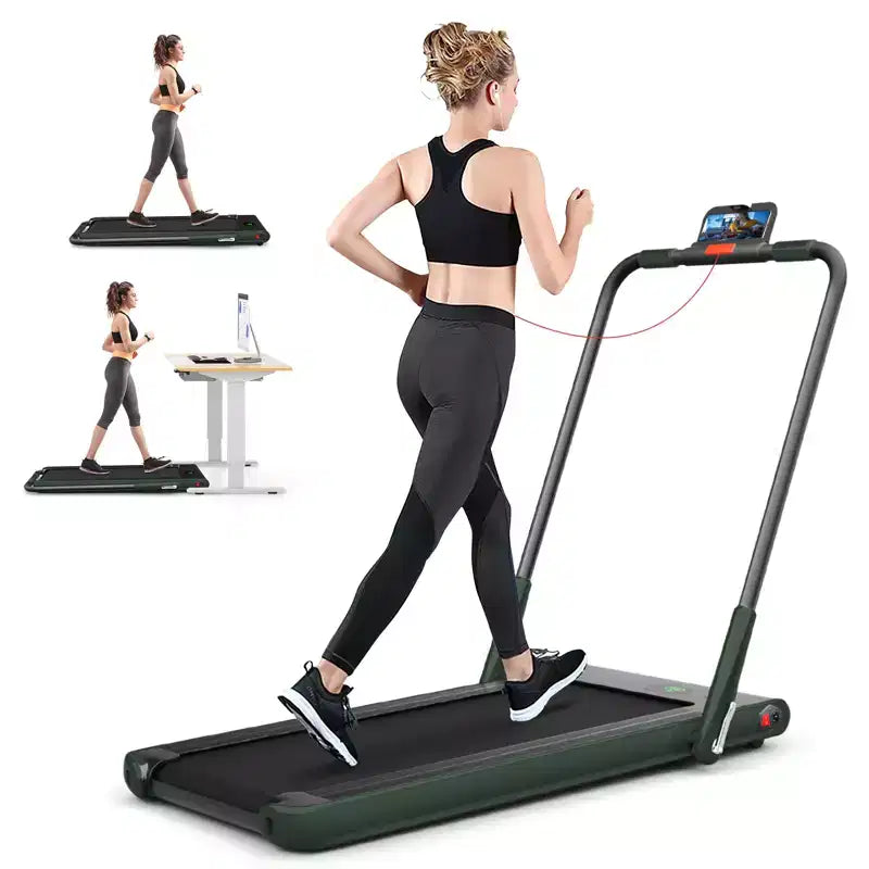 Costway Tapis Roulant Pieghevole 2 in 1 Sotto la Scrivania 2,25HP con Telecomando
