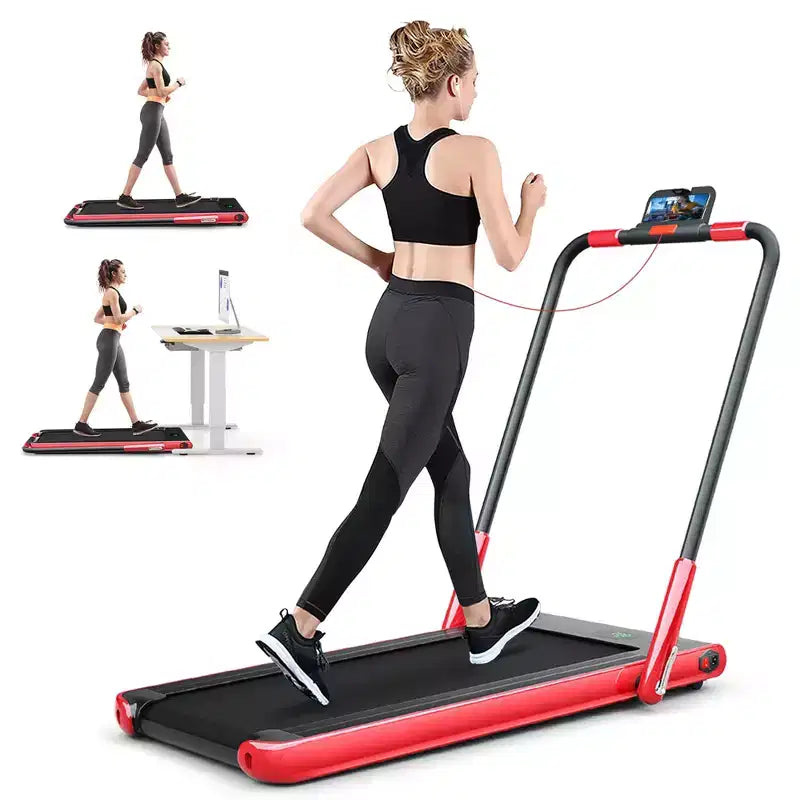 Costway Tapis Roulant Pieghevole 2 in 1 Sotto la Scrivania 2,25HP con Telecomando