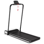Tapis roulant pieghevole ultra sottile Costway senza installazione, macchina per esercizi fitness con 5 strati