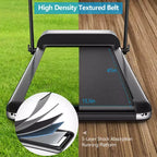 Tapis roulant pieghevole ultra sottile Costway senza installazione, macchina per esercizi fitness con 5 strati