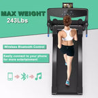 Costway 3HP Folding Electric Treadmill Running Machine w/ Speaker Red\Blue\Silver\Purple