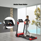 Tapis Roulant Elettrico Pieghevole Costway 2.25HP con Altoparlante Bianco\Nero\Blu