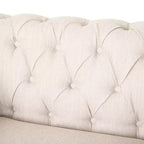 Poltrona club in tessuto trapuntato Castalia Chesterfield con finiture borchiate - Christopher Knight Home