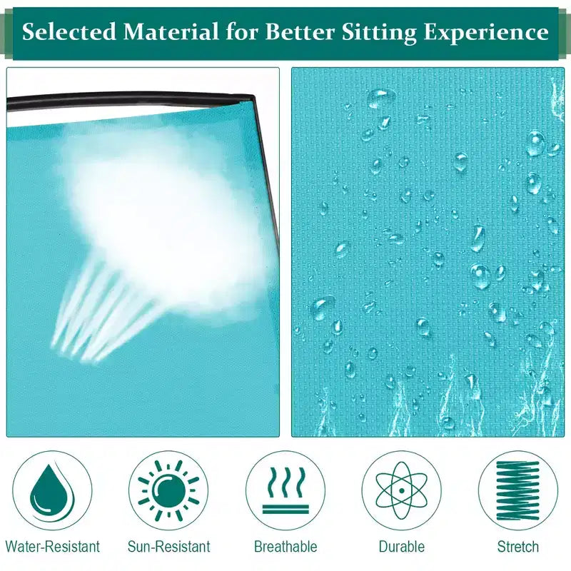 Costway 2 Person Outdoor Patio Double Glider Chair Loveseat Rocking Turquoise/Gray/Brown/Black/Navy/Wine