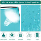 Costway 2 Person Outdoor Patio Double Glider Chair Loveseat Rocking Turquoise/Gray/Brown/Black/Navy/Wine