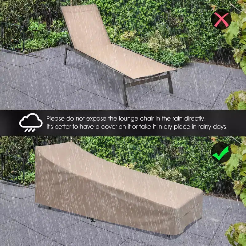 Costway Sedia a Sdraio da Giardino Schienale Regolabile Poltrona Reclinabile Patio Terrazzo Marrone\Nero