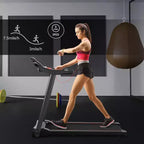 Tapis Roulant Elettrico Costway 2,25HP con Altoparlante Bluetooth e Controllo Tramite APP