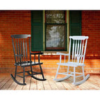 Outdoor Poplar Wood Rocking Chair - Captiva Designs