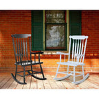 Outdoor Poplar Wood Rocking Chair - Captiva Designs
