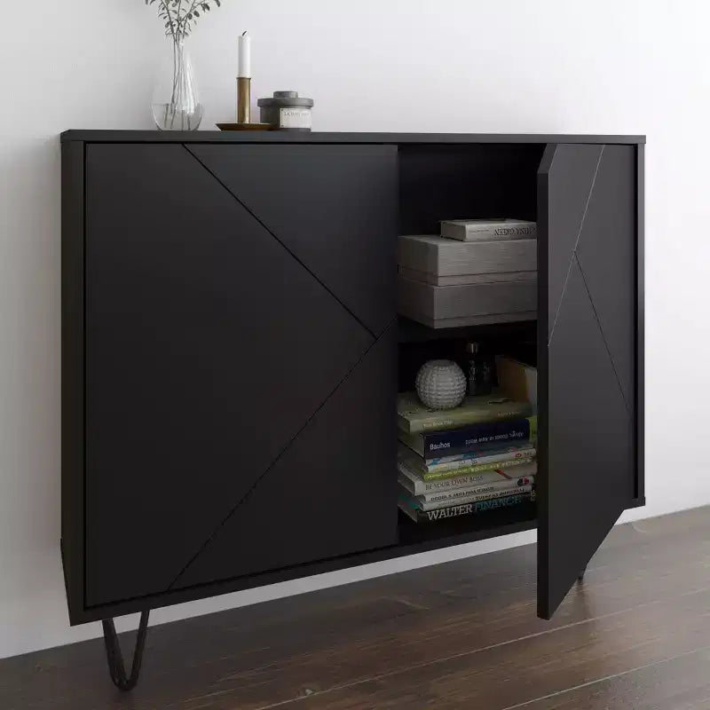 Slim 2 Door Storage Cabinet - Nexera