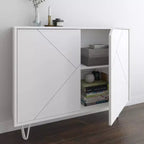 Slim 2 Door Storage Cabinet - Nexera