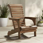 Teal Island Designs Kenneth Natural Wood Adirondack Chairs Set of 2