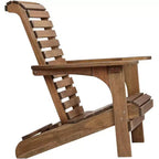 Teal Island Designs Kenneth Natural Wood Adirondack Chairs Set of 2