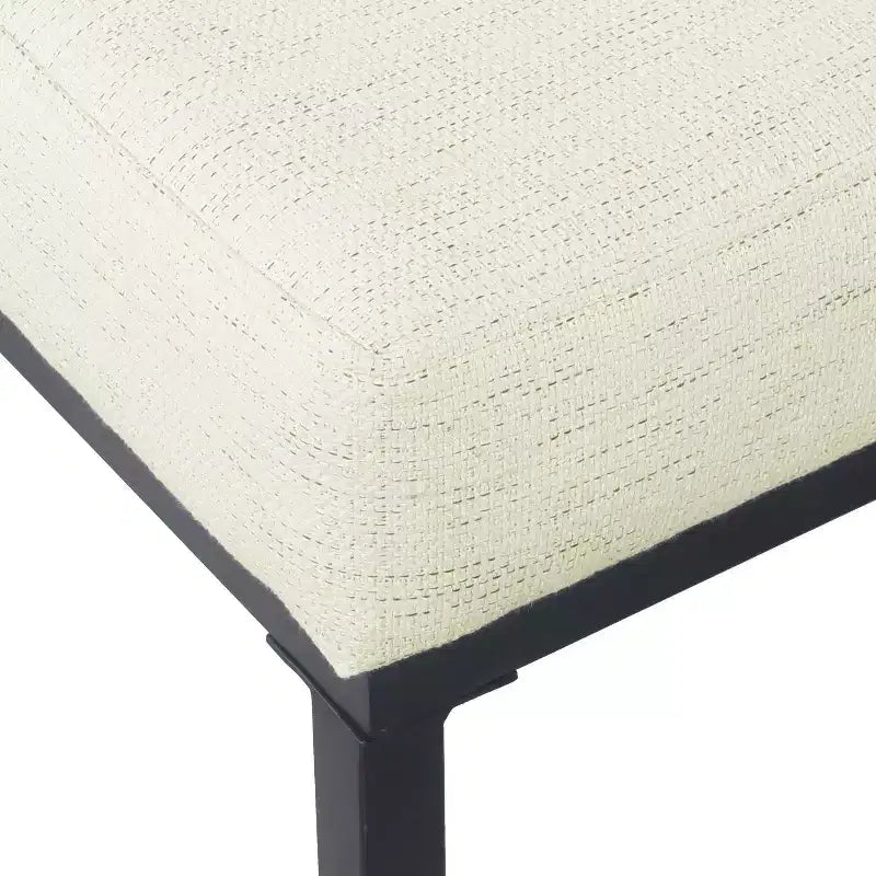 Tufted Metal Bench - HomePop