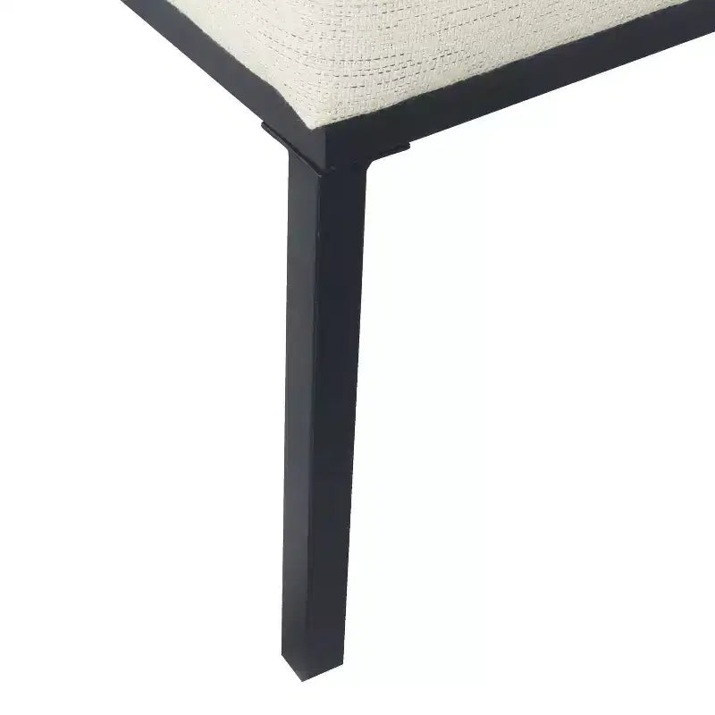 Tufted Metal Bench - HomePop