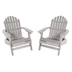 Sedie Adirondack pieghevoli e reclinabili Hamilton, confezione da 2 - highwood