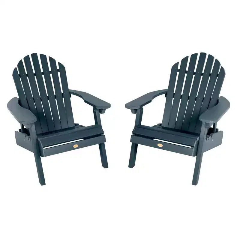 Sedie Adirondack pieghevoli e reclinabili Hamilton, confezione da 2 - highwood