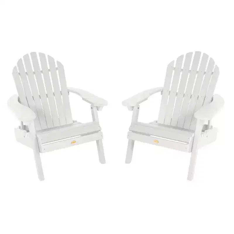 Sedie Adirondack pieghevoli e reclinabili Hamilton, confezione da 2 - highwood