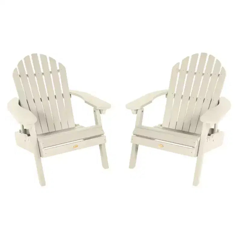 Sedie Adirondack pieghevoli e reclinabili Hamilton, confezione da 2 - highwood