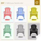 Outsunny Sedia a Dondolo in Legno, Dondolo da Portico per Interni ed Esterni con Design a Doghe, Schienale Alto per Giardino, Cortile