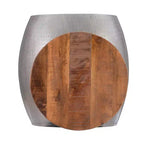Beaton Drum Side Table with Storage - Powell Company