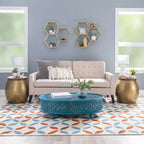 Beaton Drum Side Table with Storage - Powell Company