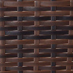 Outsunny Outdoor Wicker Rocking Chair, Patio PE Rattan Recliner Rocker Chair with Soft Cushion, for Garden Backyard Porch