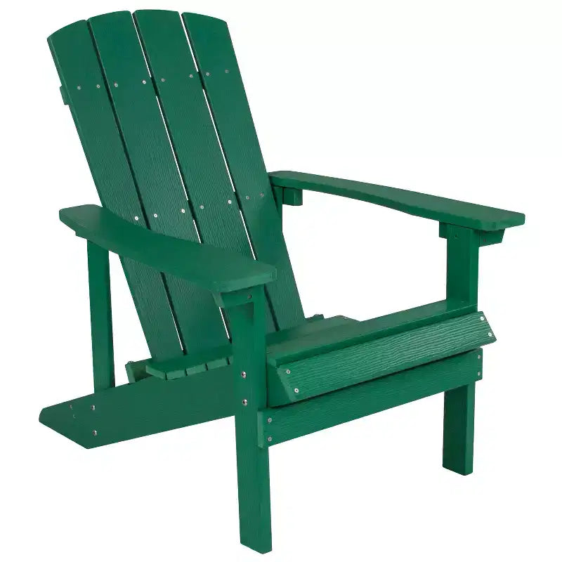 Emma and Oliver Three Piece Hartford Camping Set with Two Faux Wood Adirondack Chairs and Star and Moon Fire Pit with Mesh Cover