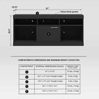 Entertainment TV Stand for TVs up to 61 - Techni Mobili