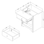 Vito Nightstand Charging Station - South Shore