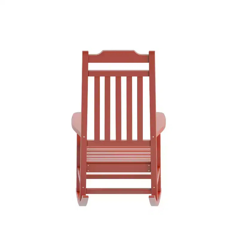Merrick Lane Set of 2 Poly Resin Indoor/Outdoor Rocking Chairs