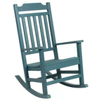 Merrick Lane Set of 2 Poly Resin Indoor/Outdoor Rocking Chairs
