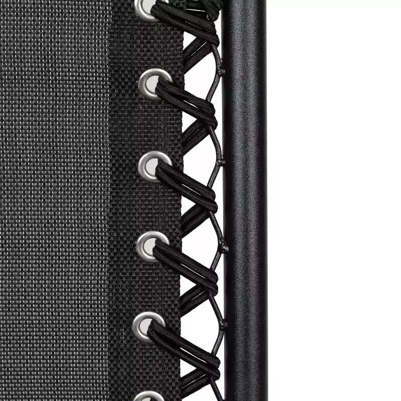 Merrick Lane Set di 2 Sedie Pieghevoli Zero Gravity Rivestite in Mesh con Cuscino Rimovibile e Vassoio Portabicchieri