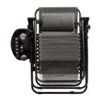 Merrick Lane Set di 2 Sedie Pieghevoli Zero Gravity Rivestite in Mesh con Cuscino Rimovibile e Vassoio Portabicchieri