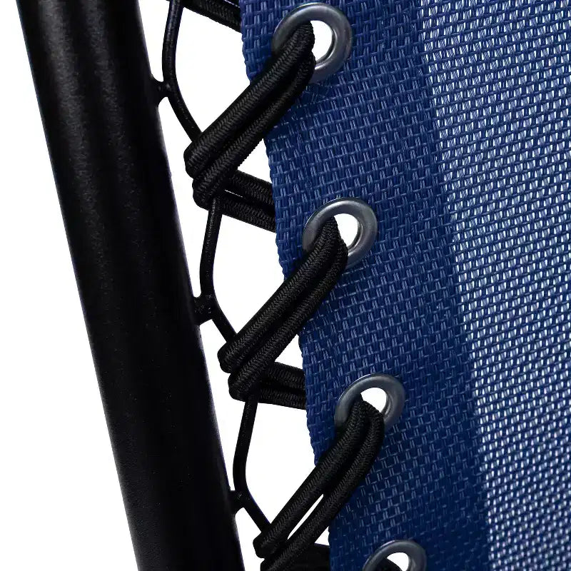 Merrick Lane Set di 2 Sedie Pieghevoli Zero Gravity Rivestite in Mesh con Cuscino Rimovibile e Vassoio Portabicchieri