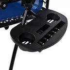 Merrick Lane Set di 2 Sedie Pieghevoli Zero Gravity Rivestite in Mesh con Cuscino Rimovibile e Vassoio Portabicchieri