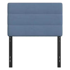 Merrick Lane Headboard with Tufted Upholstery and Powder Coated Metal Frame