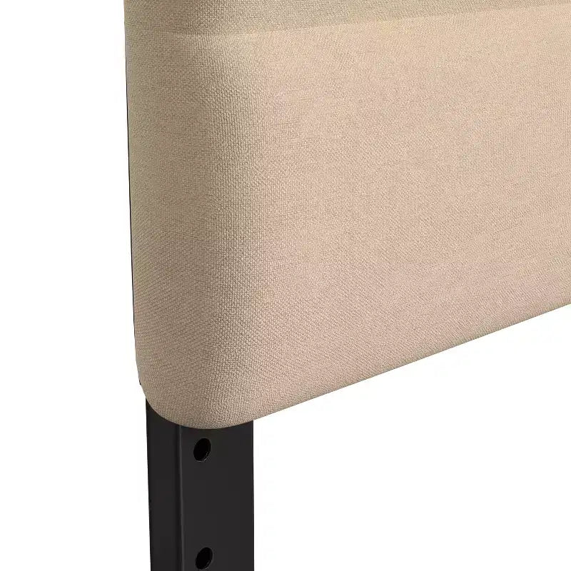 Merrick Lane Headboard with Tufted Upholstery and Powder Coated Metal Frame