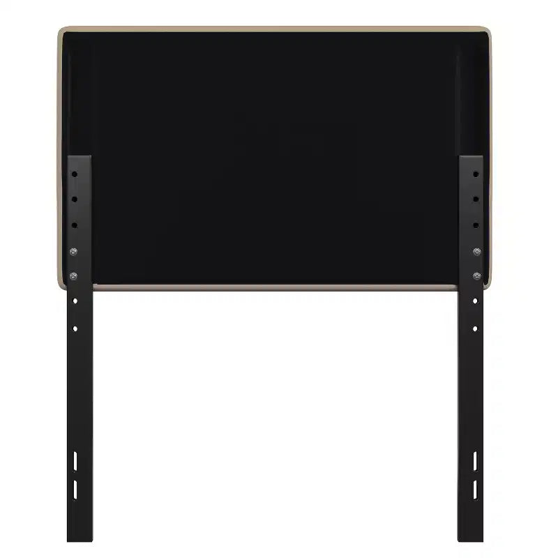 Merrick Lane Headboard with Tufted Upholstery and Powder Coated Metal Frame