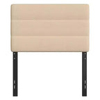 Merrick Lane Headboard with Tufted Upholstery and Powder Coated Metal Frame