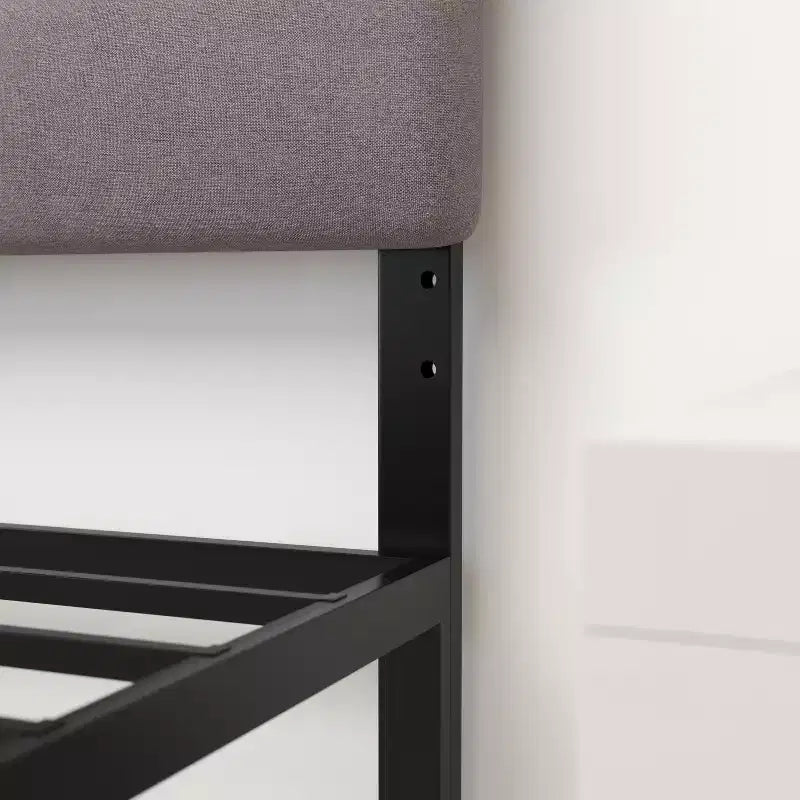 Merrick Lane Headboard with Tufted Upholstery and Powder Coated Metal Frame