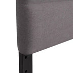 Merrick Lane Headboard with Tufted Upholstery and Powder Coated Metal Frame