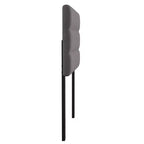 Merrick Lane Headboard with Tufted Upholstery and Powder Coated Metal Frame