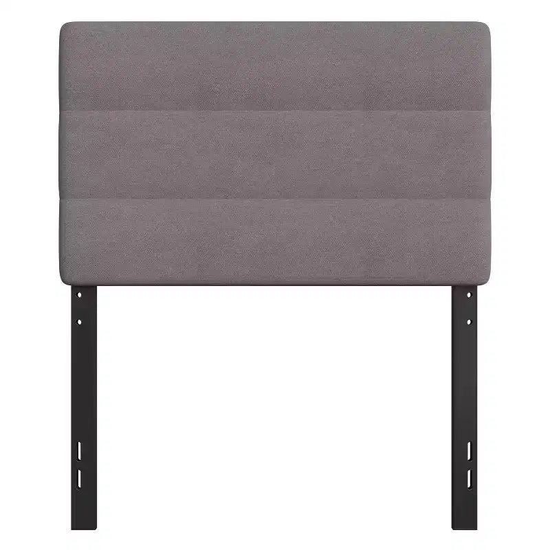 Merrick Lane Headboard with Tufted Upholstery and Powder Coated Metal Frame