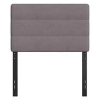 Merrick Lane Headboard with Tufted Upholstery and Powder Coated Metal Frame
