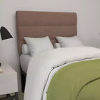 Merrick Lane Headboard with Tufted Upholstery and Powder Coated Metal Frame