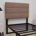Merrick Lane Headboard with Tufted Upholstery and Powder Coated Metal Frame