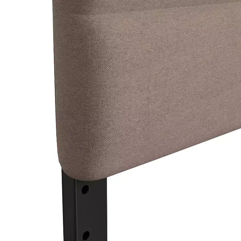 Merrick Lane Headboard with Tufted Upholstery and Powder Coated Metal Frame
