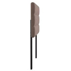 Merrick Lane Headboard with Tufted Upholstery and Powder Coated Metal Frame